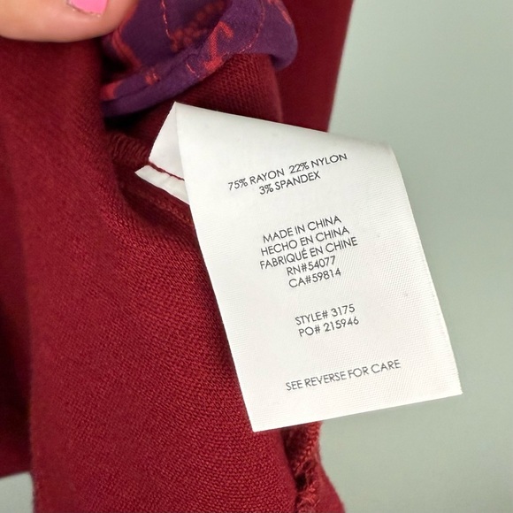 Cabi Outing Ponte Knit Blazer Jacket Rhubarb Red #3175 - Picture 5 of 6